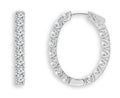 Oval In-Out Hoop Earrings